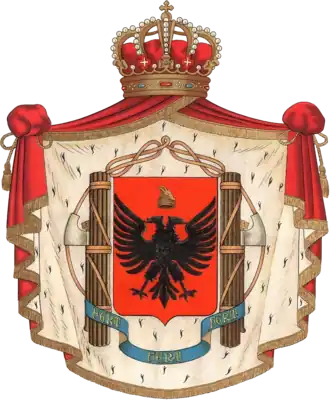 Wappen des Königreichs Albanien (1939–1943)