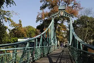 Die Pfennigbrücke mit Wappen