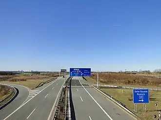 Die A 14 am Kreuz Wismar