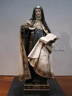 Teresa von Ávila (1625), Museo Nacional de Escultura