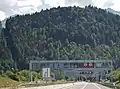 Einfahrt in den Grenztunnel Füssen