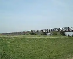 Griethausener Eisenbahnbrücke, älteste noch erhaltene Eisenbahnbrücke im deutschen Rheinabschnitt