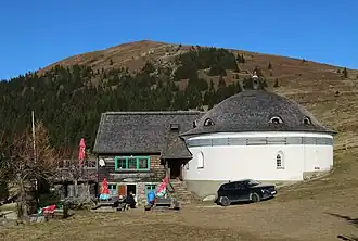Grillitschhütte vor dem Moschkogel