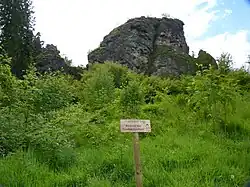 Großer Kurfürst, Felsgebilde am Goldstein