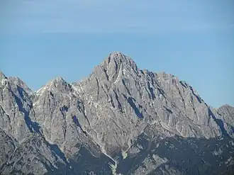 Großes Ochsenhorn von Süden, aufgenommen vom Lärchfilzkogel