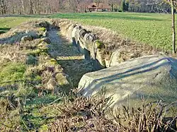 Großsteingrab, Sicht nach Westen