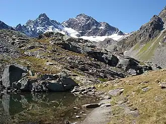 Großer Litzner (links) und Großes Seehorn (rechts)