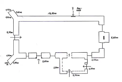 Grundriss der Kirche
