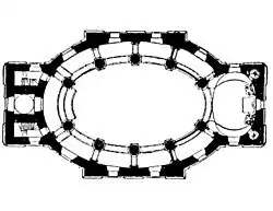 Grundriss der Wallfahrtskirche Steinhausen