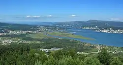 Blick vom Castro auf den Rio Miño