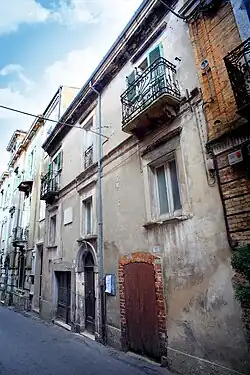 Geburtshaus des Dichters Modesto Della Porta in der Via Modesto Della Porta 25