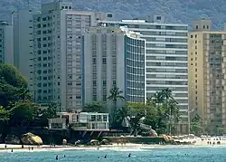 Strand Praia das Astúrias in Guarujá