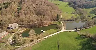 Die Lütter fließt durch den Guckaisee