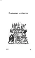 Frei­herren­wappen derer von Gudenus, Tyroff: Wappen­buch der öster­reich­ischen Monarchie, 1831–1868