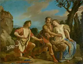 Dorinda, Silvio und Linco (Ölgemälde von Guercino)