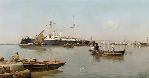 Gil, Im Hafen vom Málaga (1896)