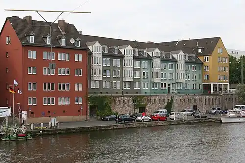 Häuser an der Schlagd, Kassel (1953)