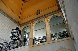 Oberer Abschnitt der Treppe, welcher heute zum Dokumentationszentrum führt