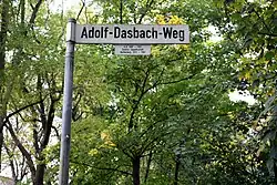 Gedenken an Adolf Dasbach