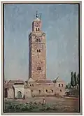 Herbert Daly: La Koutoubia, Marrakech (Die Koutoubia Moschee in Marrakesch)