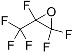 Struktur von Hexafluorpropylenoxid