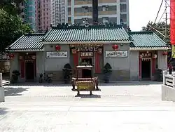 Der Tinhau-Tempel am alten Tai Po Market (大埔舊墟天后宮, 2010)