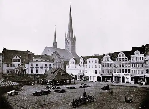 Blick auf den Markt vor 1870