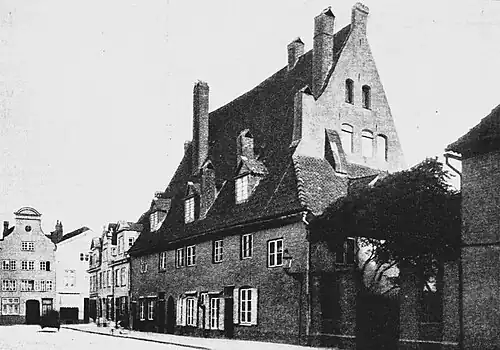 Stammhaus des Brigittenhofes zu Lübeck (1907)