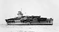 HMS Courageous als Flugzeugträger