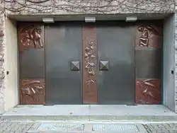 Bronzetür, Wartbergkirche, Heilbronn