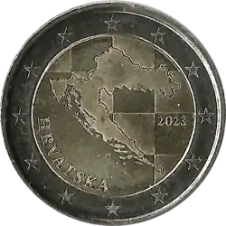 2 Euro Kroatien
