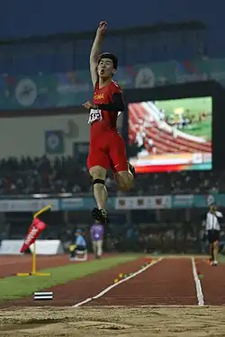 Huang Changzhou – ausgeschieden mit 7,75 m