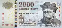 HUF 2000 2009 obverse