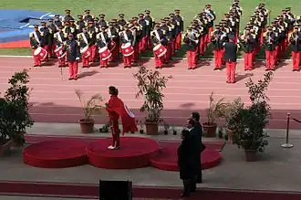 Zeremonie zur nachträglichen Verleihung der Goldmedaillen für Habiba Ghibri