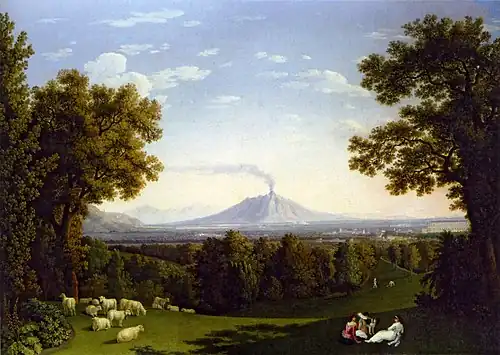 Ansicht des Englischen Gartens von Caserta 1793