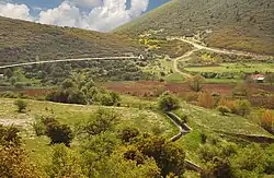 Hadrian Aquädukt, ca. 130 A.D., Standort: 80 m nach erstem von 2 Tunneln