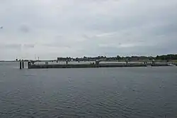 Hafenanlagen des Marinestützpunkt Olpenitz