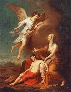 Hagar und Ismael in der Wüste (1785)