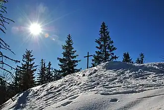 Gipfelkreuz am Großen Hahnenbogen