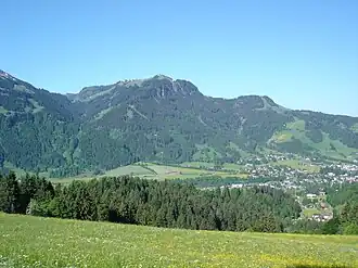 Hahnenkamm über Kitzbühel