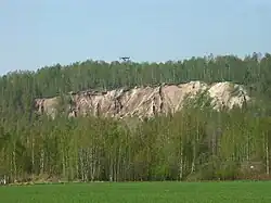 Bodenerosion an der Ostseite