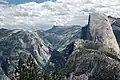 Mount Watkins (links), Half Dome (rechts)