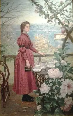 Frau mit Pfingstrosen (1898)