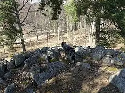 Blick von der Röse in Richtung Nordwest.