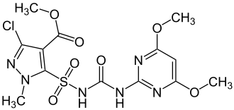 Strukturformel von Halosulforon-methyl