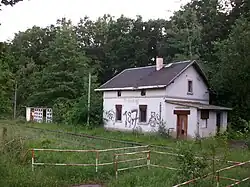 Haltepunkt Trünzig, Empfangsgebäude und Wartehalle (2016)