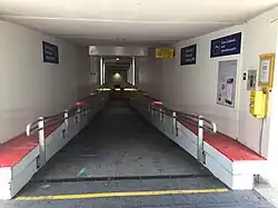 Unterführung, Zugang zum Bahnsteig 1, August 2019