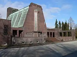 Krematorium auf dem Friedhof Hamburg-Ohlsdorf