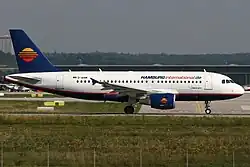 Airbus A319 der Hamburg International