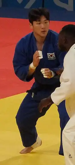 Han Ju-Jeop im blauen Judogi